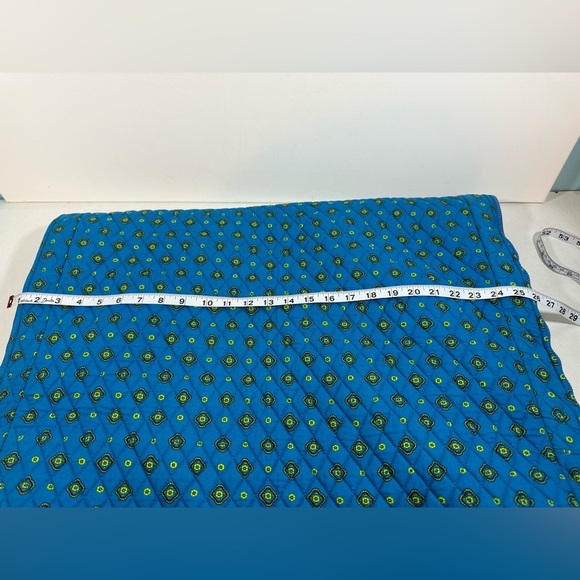 Garment Bag Blue Green Paisley Country French Provençal Quilted Hanging 26”X48” - Picture 11 of 14